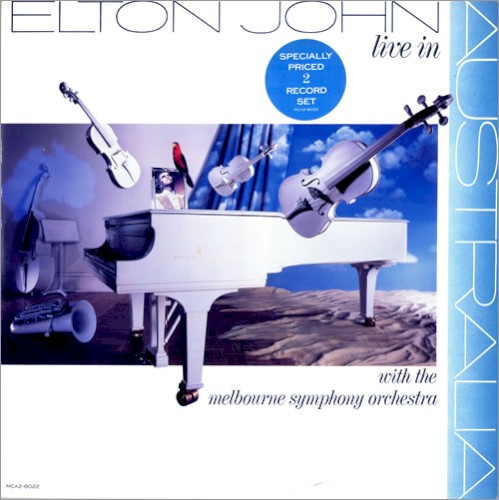 Elton John — Live in Australia cover