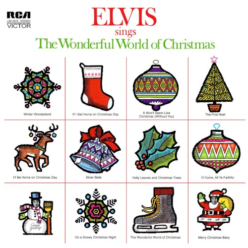Elvis Presley — Elvis Sings the Wonderful World of Christmas cover