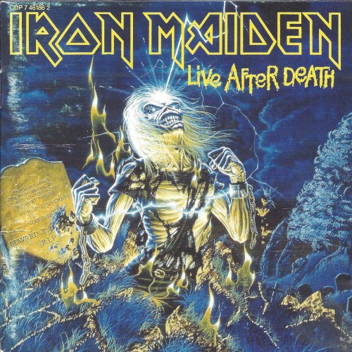 Iron Maiden — Live After Death cover