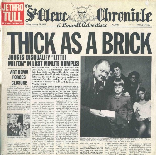Jethro Tull — Thick as a Brick cover