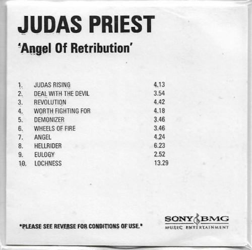 Judas Priest — Angel of Retribution cover
