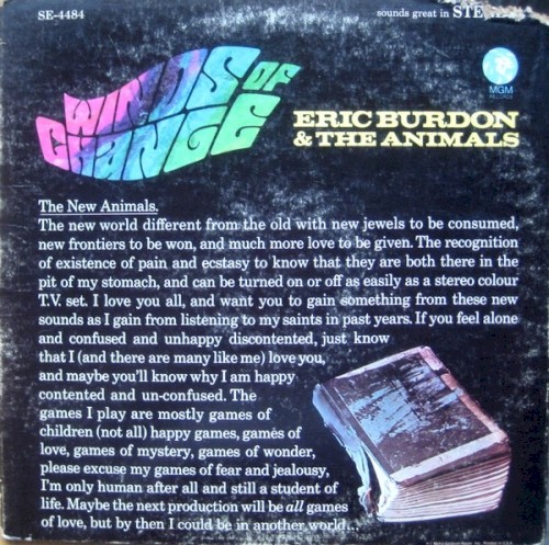Eric Burdon & the Animals — Winds of Change cover