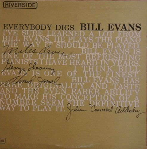 Bill Evans Trio — Everybody Digs Bill Evans cover
