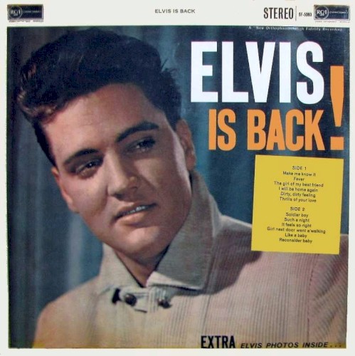 Elvis Presley — Elvis Is Back! cover