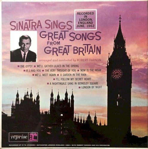 Frank Sinatra — Sinatra Sings Great Songs From Great Britain cover