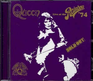 Queen — Live at the Rainbow ’74 cover