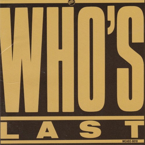 The Who — Who’s Last cover