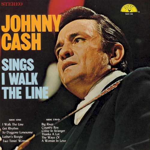 Johnny Cash — Sings I Walk The Line cover