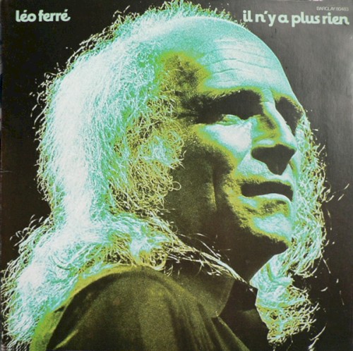 Léo Ferré — Il n’y a plus rien cover