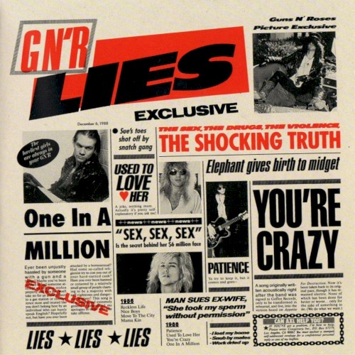 Guns N’ Roses — G N’ R Lies cover