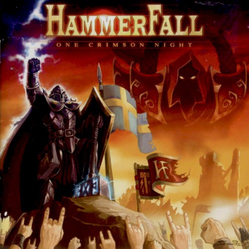 HammerFall — One Crimson Night cover