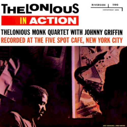 Thelonious Monk Quartet with Johnny Griffin — Thelonious in Action cover
