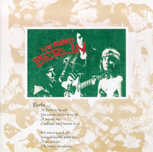Lou Reed — Berlin cover
