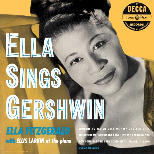 Ella Fitzgerald with Ellis Larkins at the Piano — Ella Sings Gershwin cover