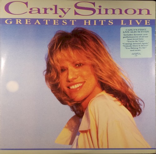Carly Simon — Greatest Hits Live cover