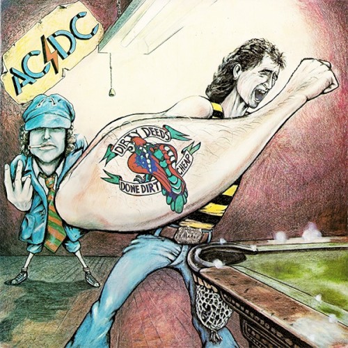 AC/DC — Dirty Deeds Done Dirt Cheap cover